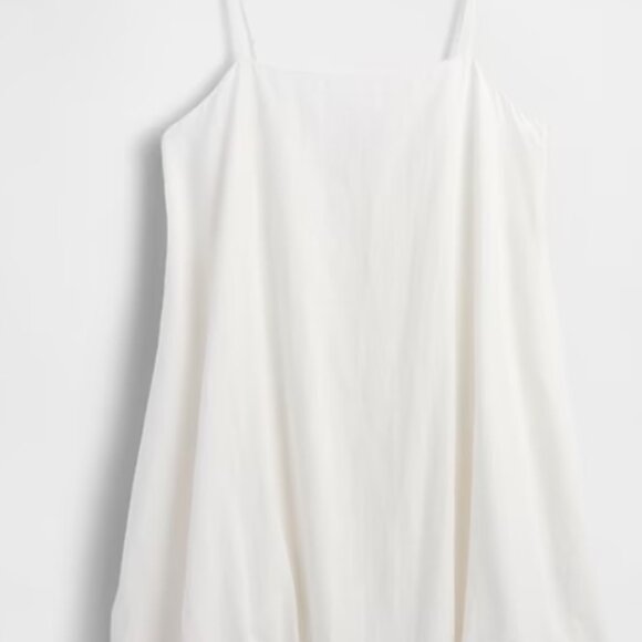 NWT GAP Linen Blend Off White Bubble Mini Dress - Picture 5 of 8